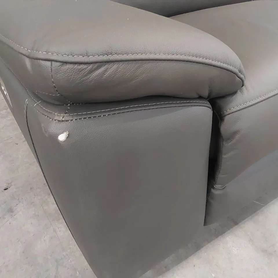 PAVILION 2 SEATER FAUX LEATHER POWER RECLINER SOFA