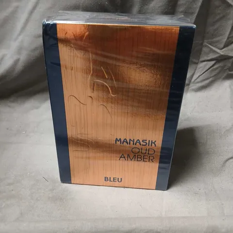 BOXED AND SEALED MANASIK OUD AMBER BLEU EAU DE PARFUM 100ML