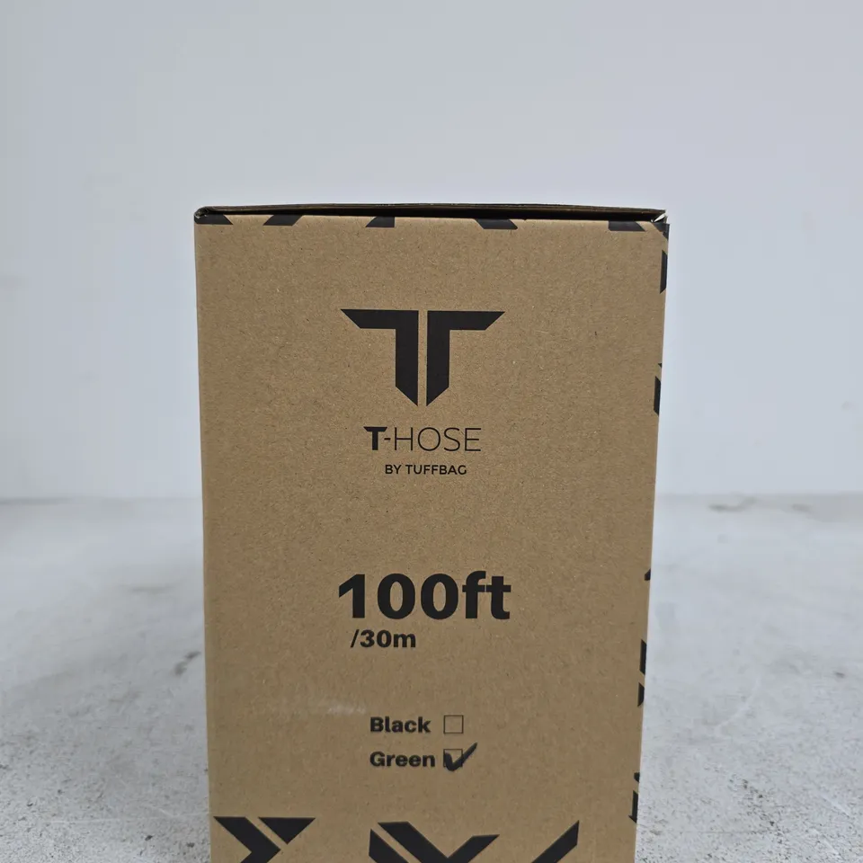 T-HOSE BY TUFFBAG – 100FT (30M) GREEN GARDEN HOSE