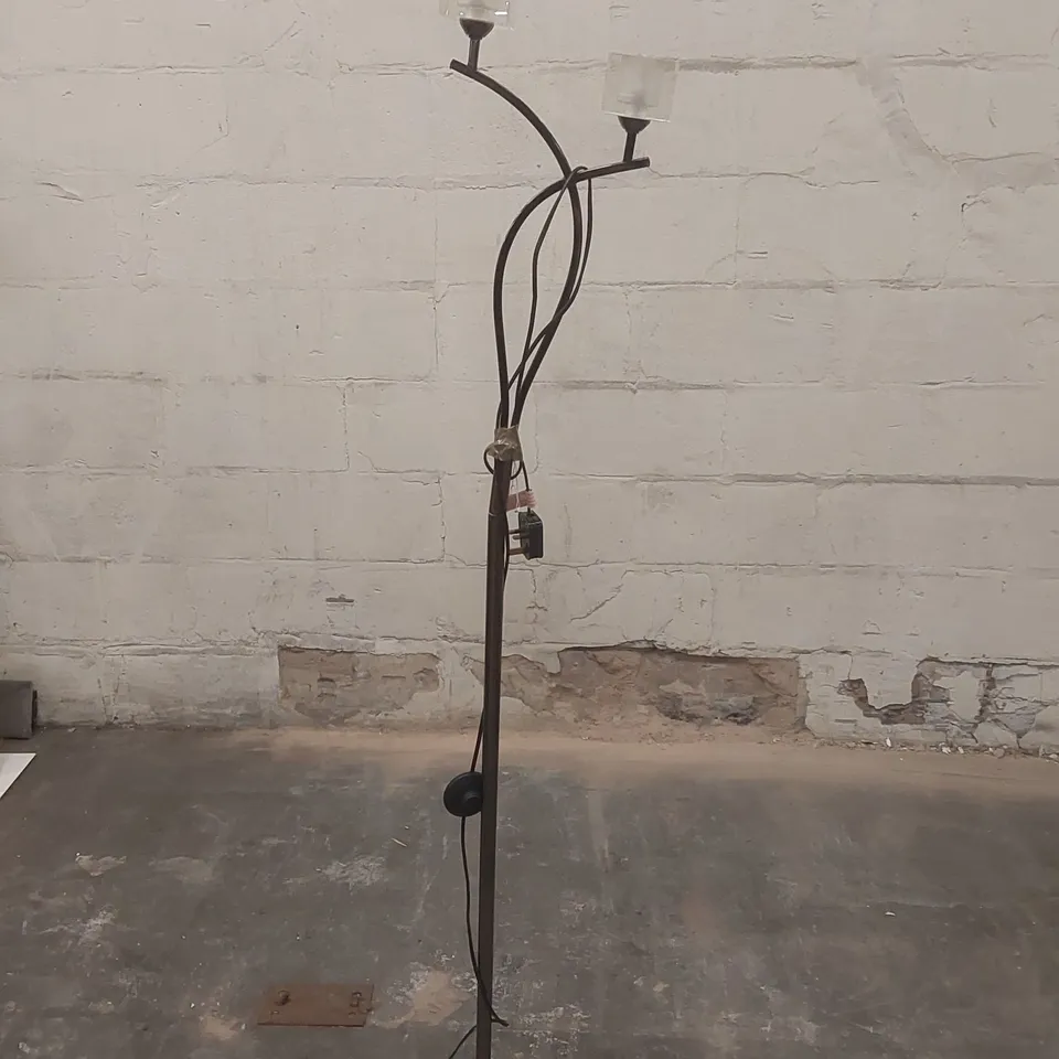 DESIGNER 2 LIGHT FLOOR LAMP