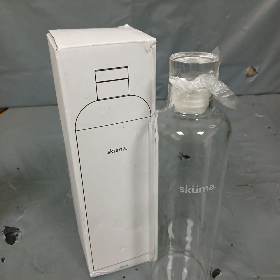 BOXED SKUMA GLASS DRINKS CONTAINER