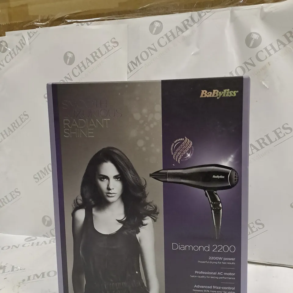 BOXED BABYLISS DIAMOND 2000 HAIR DRYER 