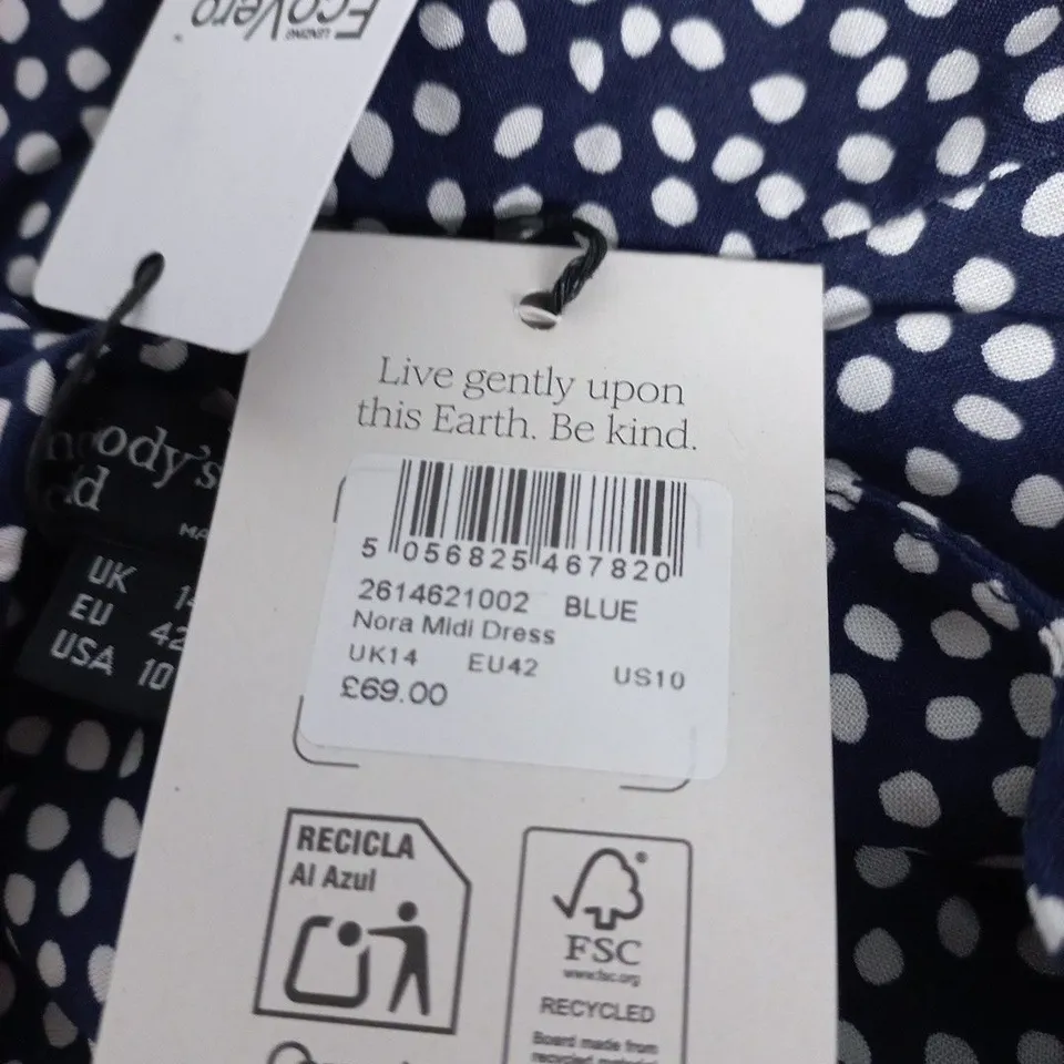 NOBODYS CHILD NORA MIDI DRESS – UK14