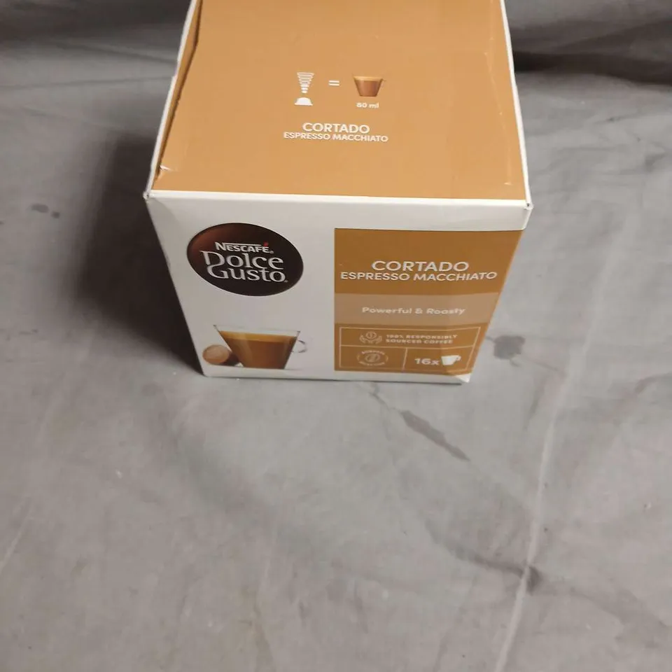 APPROXIMATELY 10 ASSORTED FOOD ITEMS INCLUDING  DOLCE GUSTO CORTADO CAPSULES, GARAVAN THE DAILY BLEND & BOXED BREWS