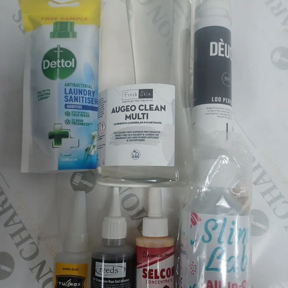BOX OF APPROXIMATELY 6 ASSORTED HOUSEHOLD CLEANING PRODUCTS