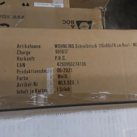 BOXED WOHNLING DESK (1 WHITE)
