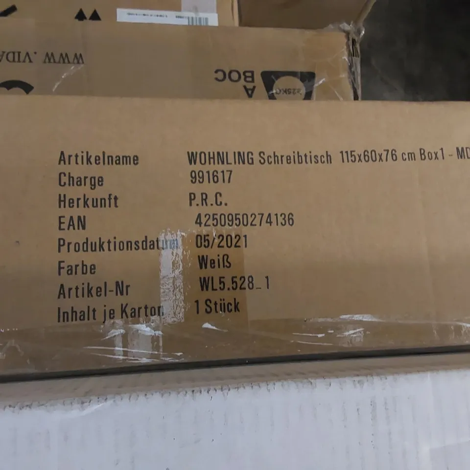 BOXED WOHNLING DESK (1 WHITE)