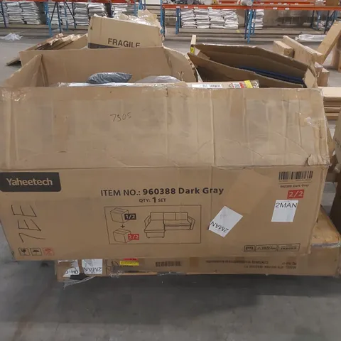 PALLET TO CONTAIN ASSORTED BOXED FURNITURE AND FURNITURE PARTS