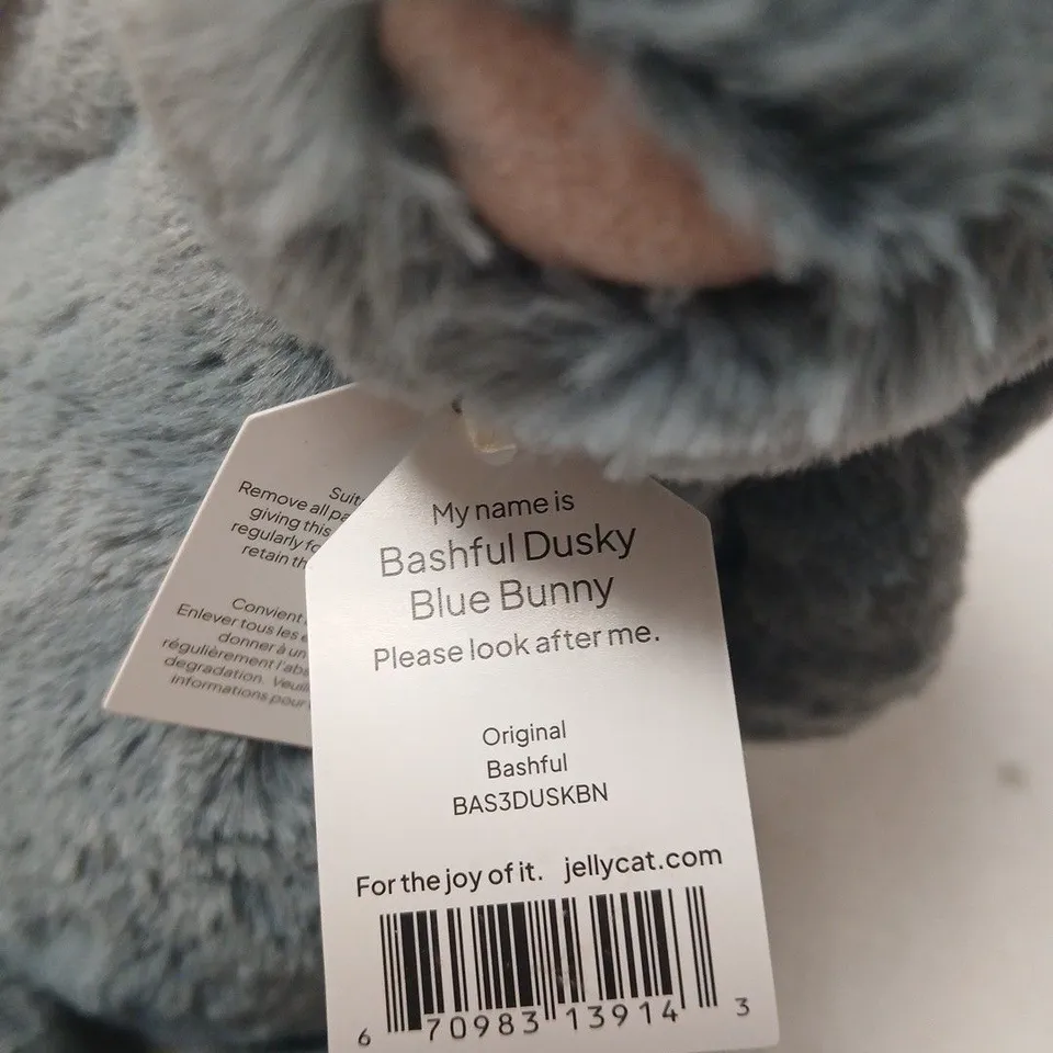 JELLYCAT - I AM BASHFUL DUSKY BLUE BUNNY