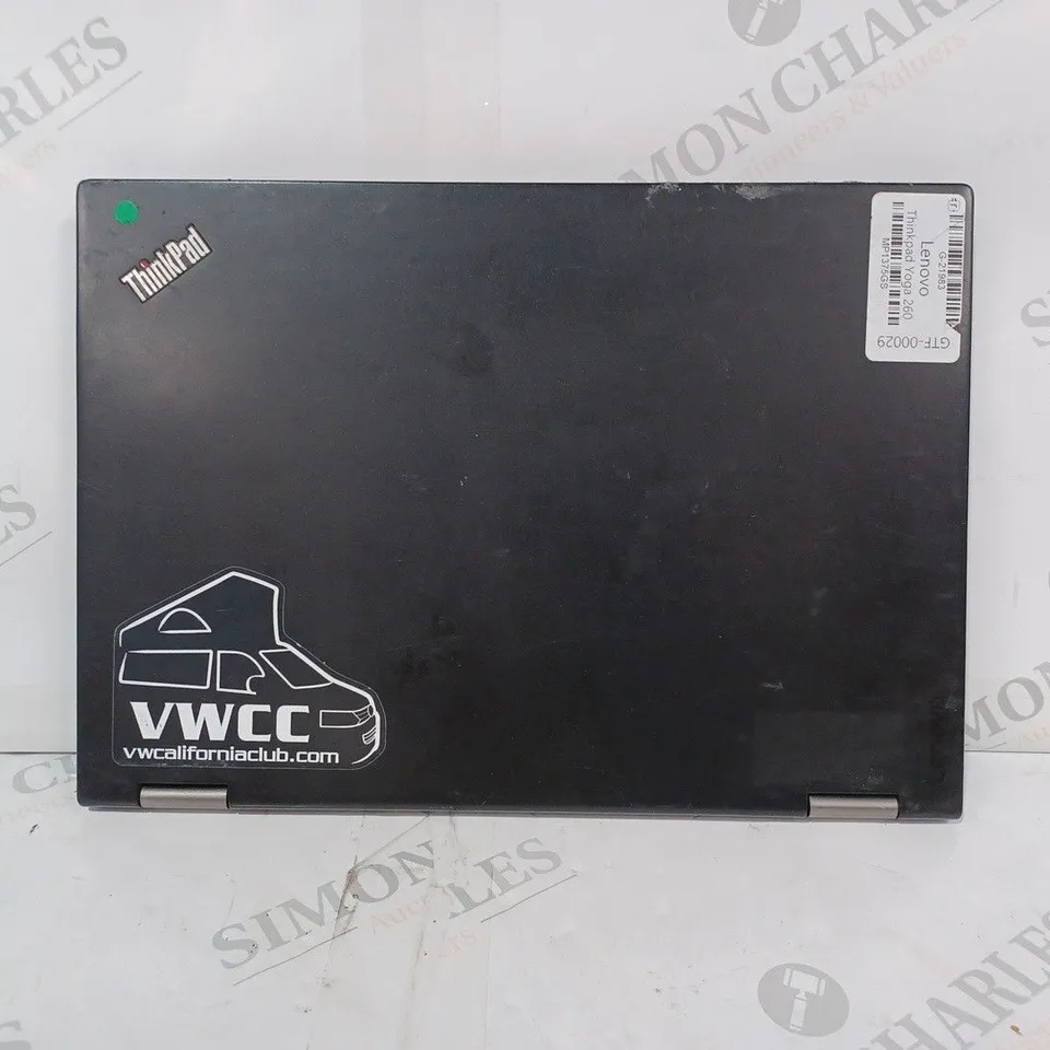 LENOVO YOGA 260 THINKPAD LAPTOP IN BLACK