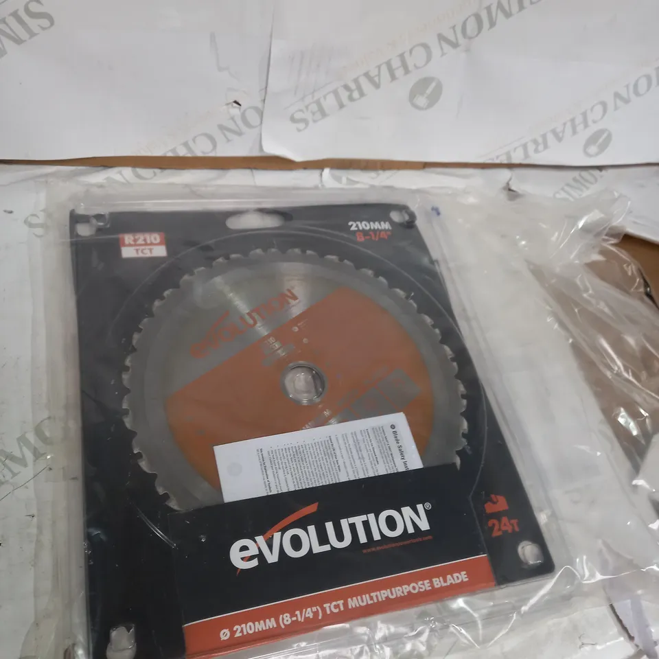EVOLUTION POWER TOOLS R210TCT-24T  MULTI-MATERIAL TCT BLADE