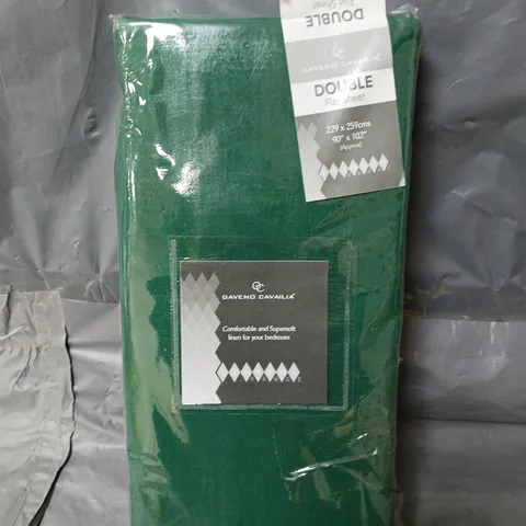 GAVENO CAVAILIA  DOUBLE FLAT SHEET IN GREEN