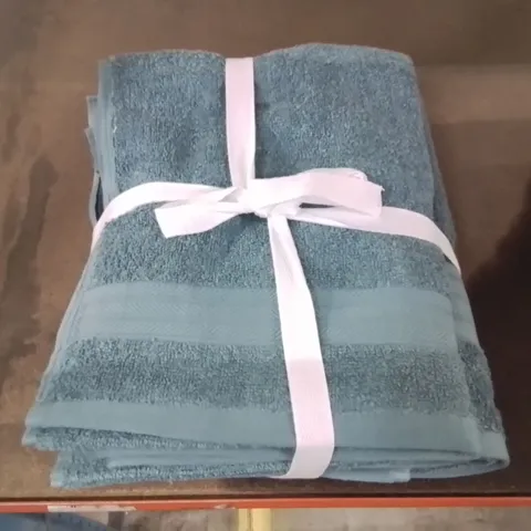 5 TOWEL BALES -TURQUOISE-
