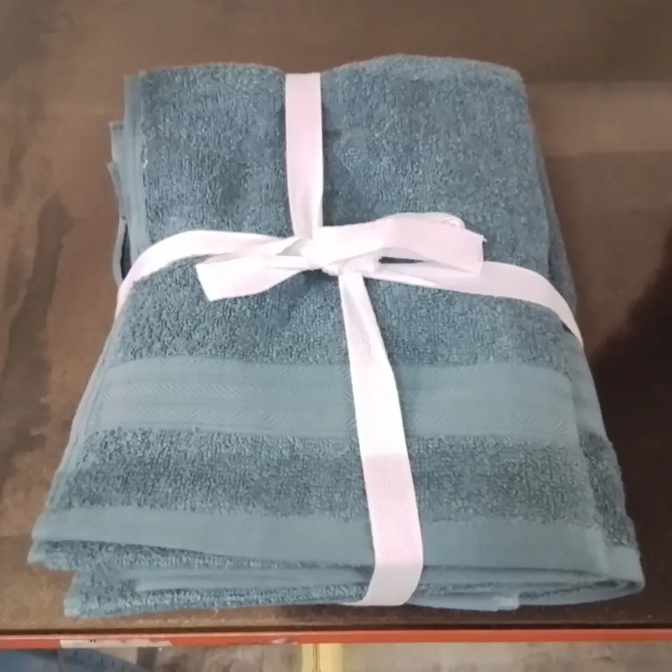5 TOWEL BALES -TURQUOISE- 