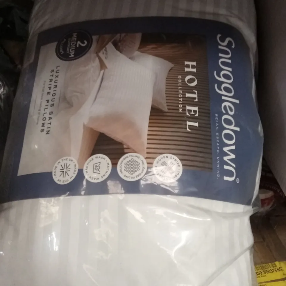 SNUGGLE DOWN MEDIUM SUPPORT PILLOWS 