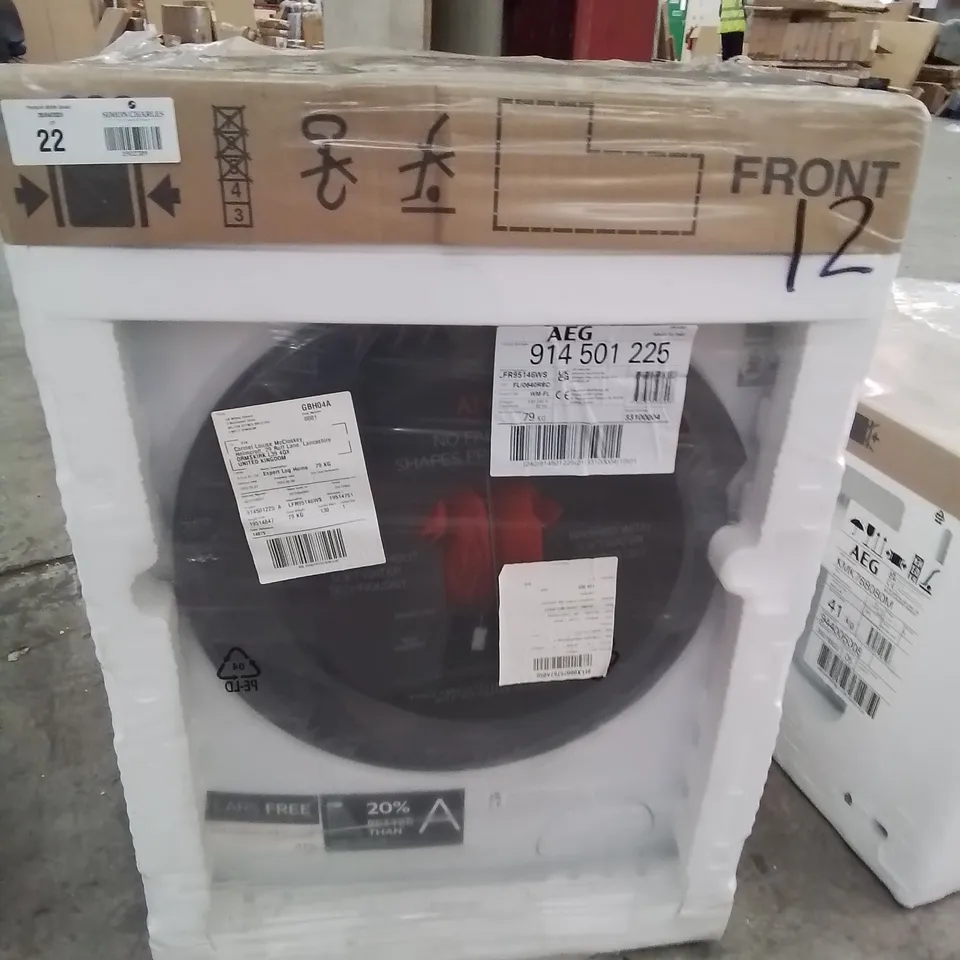 AEG 9000 ABSOLUTECARE® 10KG WASHING MACHINE WHITE MODEL LFR95146WS RRP £1084