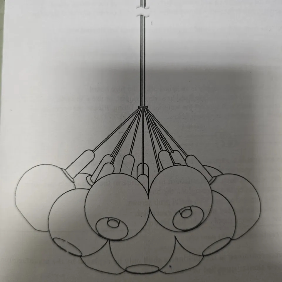 BOXED JOHN LEWIS ORSON LEG CEILING PENDANT 
