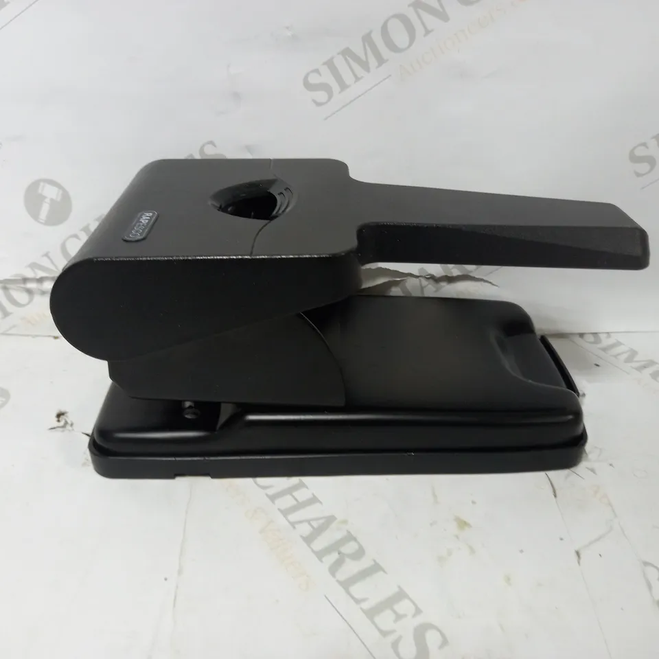 RAPESCO 1631 HD865-P HEAVY DUTY 2-HOLE PUNCH BLACK