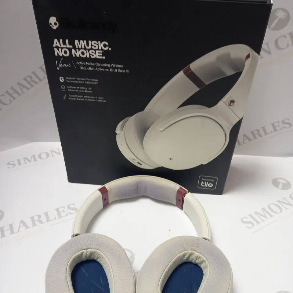 SKULLCANDY VENUE S6HCW ACTIVE NOISE CANCELLING WIRELESS ON-EAR HEADPHONES