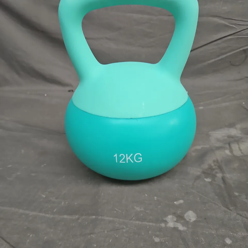 KETTLEBELL – 12 KG, TEAL