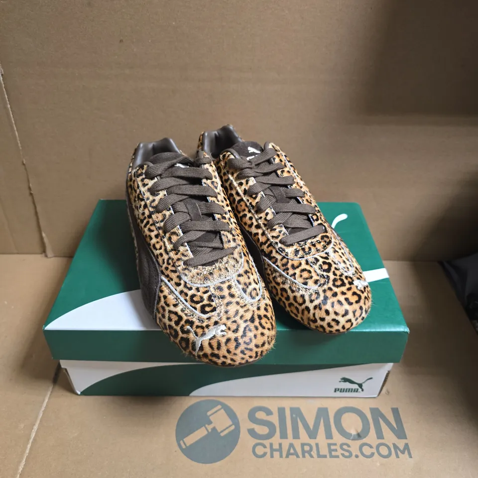 PUMA WOMEN’S LEOPARD PRINT TRAINERS – UK5 (EU 38)