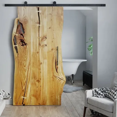 BOXED VEASLEY SOLID OAK BARN DOORS - PREFINISHED (1 BOX)