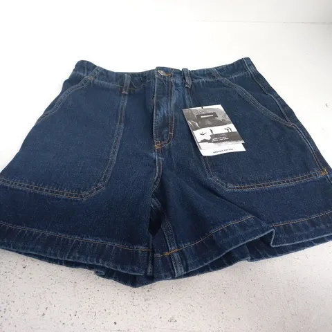 FINISTERRE YARREL DENIM SHORT – DARK INDIGO DENIM, ORGANIC COTTON, UK 28