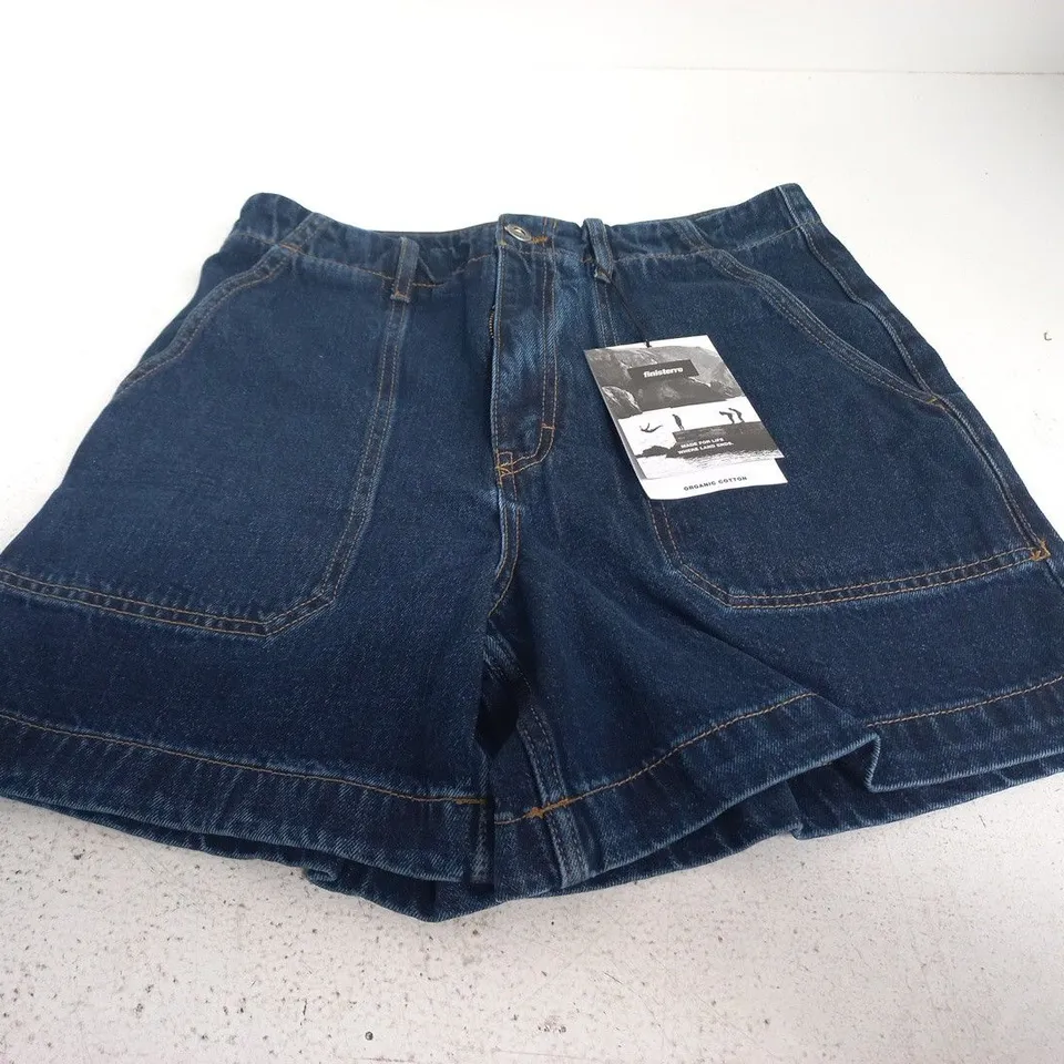 FINISTERRE YARREL DENIM SHORT – DARK INDIGO DENIM, ORGANIC COTTON, UK 28