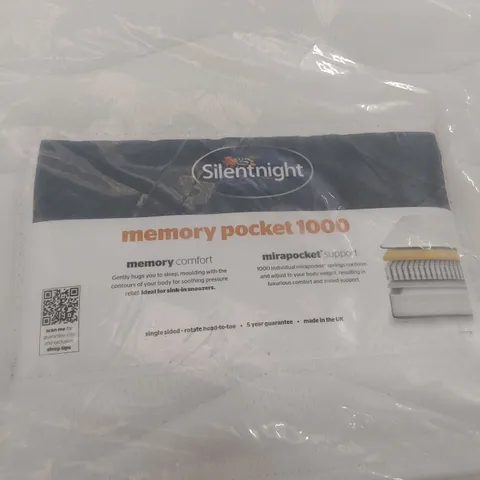 BAGGED SILENTNIGHT MEMORY POCKET 1000 DOUBLE 4'6" MATTRESS