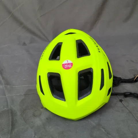 VAN RYSEL CYCLING HELMET – NEON YELLOW, 59–62 CM