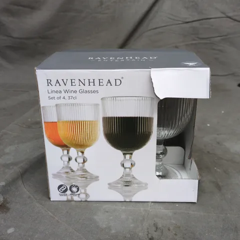 RAVENHEAD LINEA WINE GLASSES – SET OF 4, 37CL