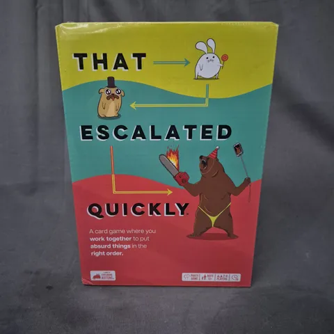 THAT ESCALATED QUICKLY BY EXPLODING KITTENS