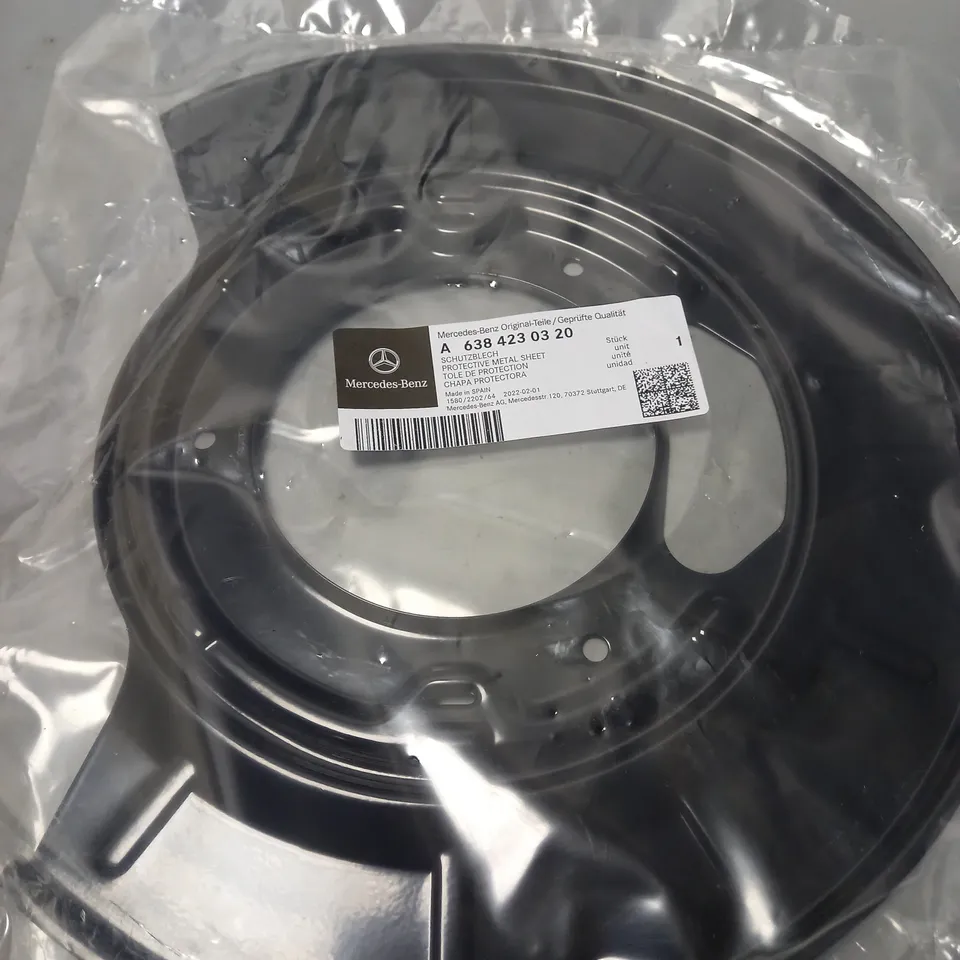 MERCEDES BENZ PROTECTIVE METAL SHEET 