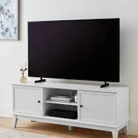 BOXED SHIBDEN TV UNIT - FITS UP TO 60 INCH - WHITE (1 BOX)