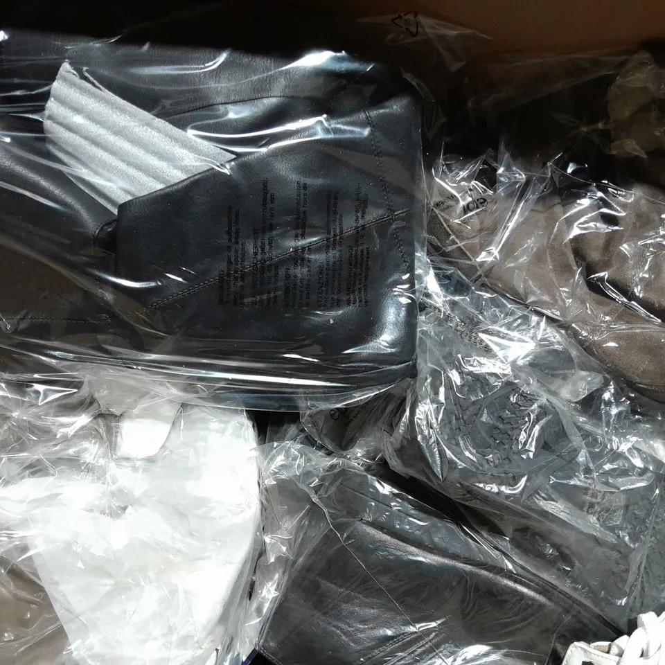 APPROXIMATELY 10 PAIRS OF ASSORTED WOMEN SHOES IN VARIOUS STYLES AND SIZES 