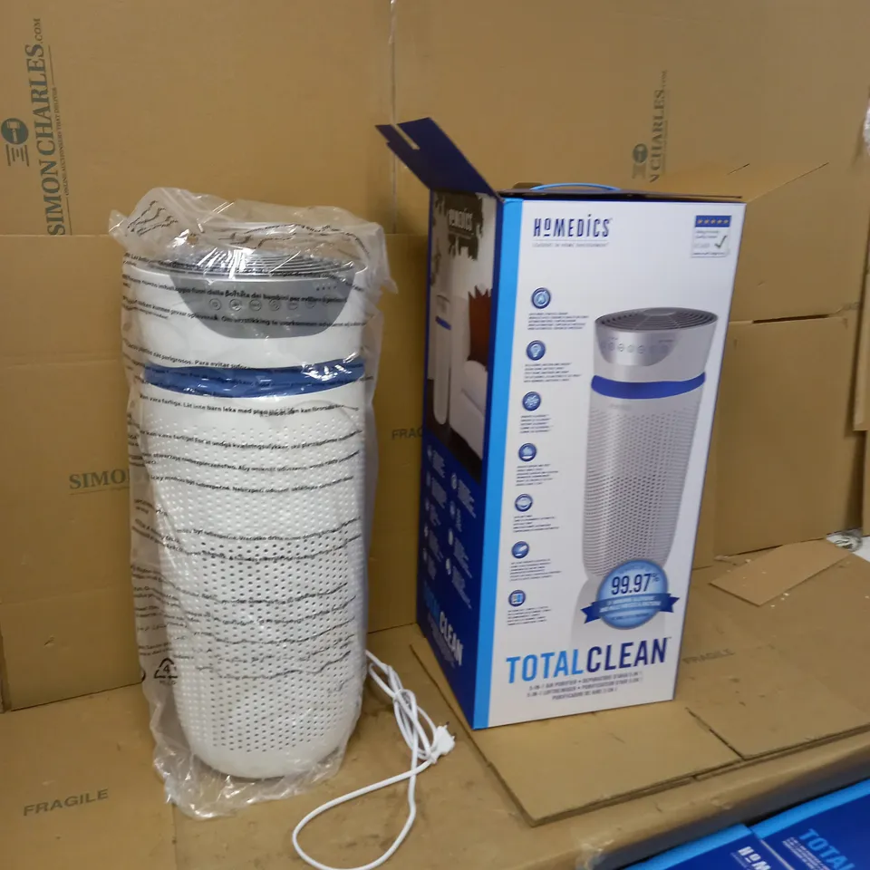 HOMEDICS TOTAL CLEAN WHITE AIR PURIFIER