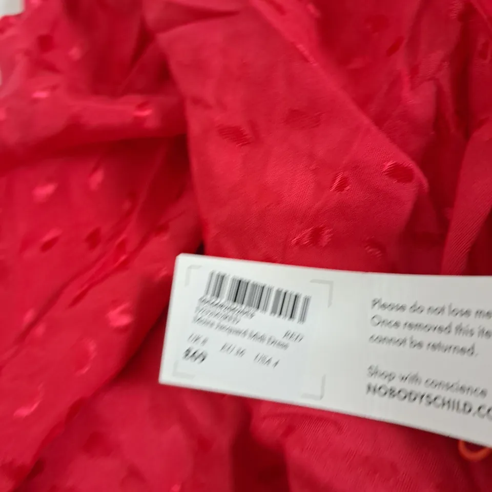 NOBODYS CHILD MOIRA JACQUARD MIDI DRESS SIZE 8