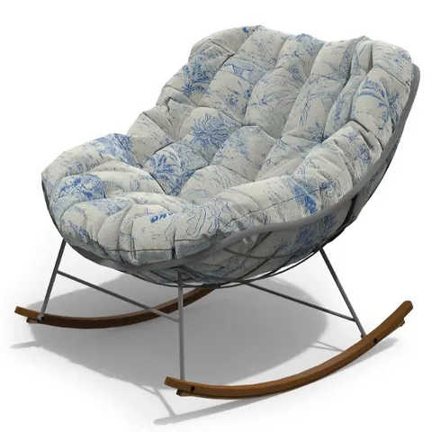 MY GARDEN STORIES OSLO PADDED LARGE ROCKING CHAIR