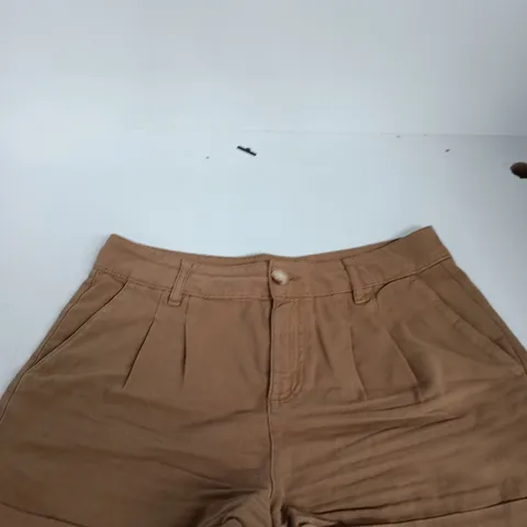 UK 12 NOBODY'S CHILD SHORTS – BROWN