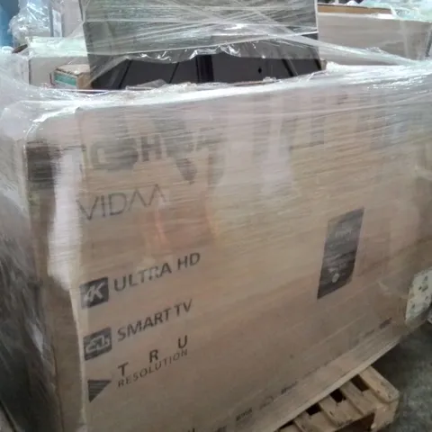PALLET CONTAINING APPROXIMATELY 8 DAMAGED TVS