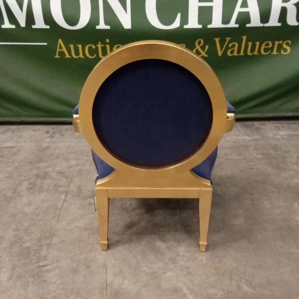 QUALITY HIGH-END DESIGNER FABRIC ACCENT CHAIR