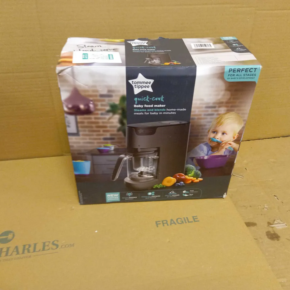 TOMMEE TIPPEE QUICK COOK BABY FOOD MAKER 