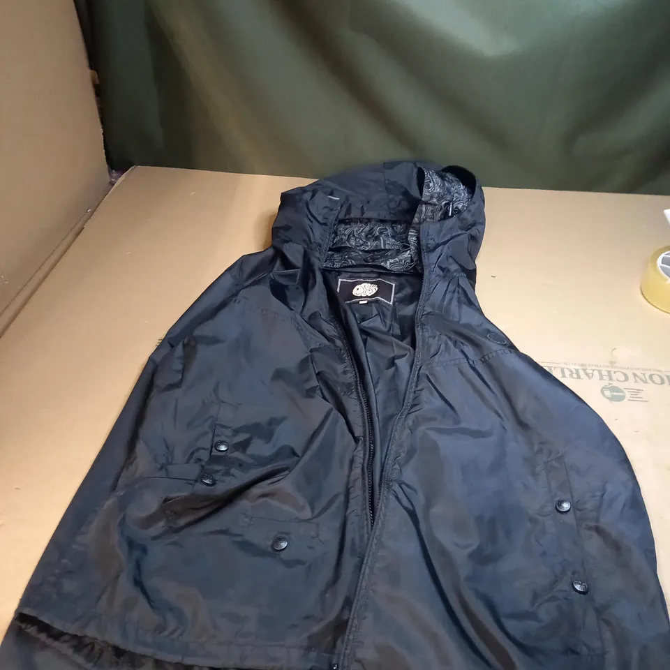 PRETTY GREEN BLACK WINDBREAKER SIZE M 