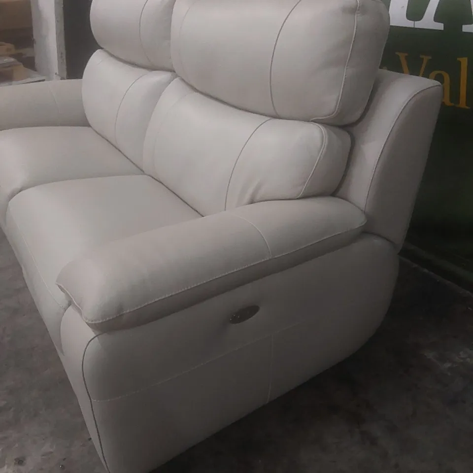 QUALITY DESIGNER ITALIAN MADE PATRIZIO 3 SEATER ELECTRIC RECLINER LEATHER UPHOLSTERED SOFA