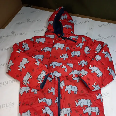 FRUGI REVERSIBLE TRAIL JACKET SIZE 8-9 YEARS