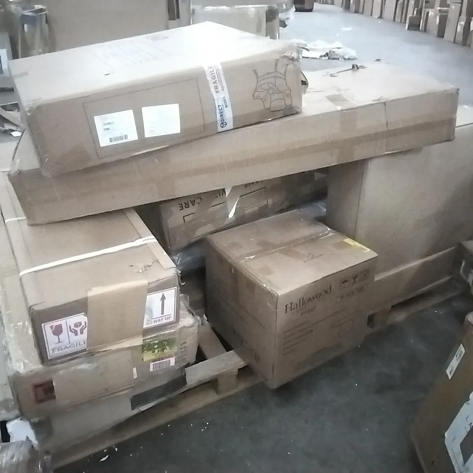 PALLET CONTAINING ASSORTED FLATPACK FURNITURE PARTS