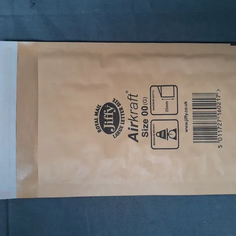 BOXED JIFFY AIRKRAFT ENVELOPES (APPROXIMATELY 100)