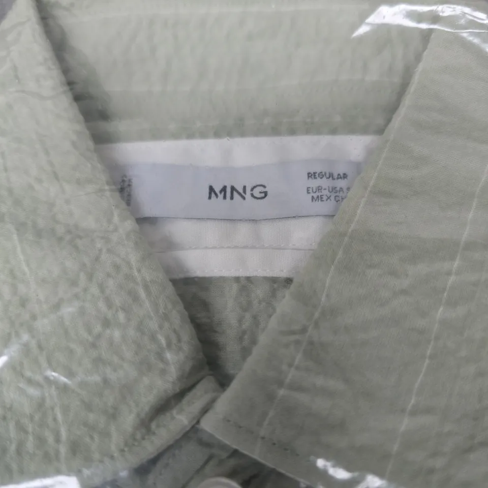 MANGO SHIRT – LIGHT GREEN, SIZE S. BAGGED