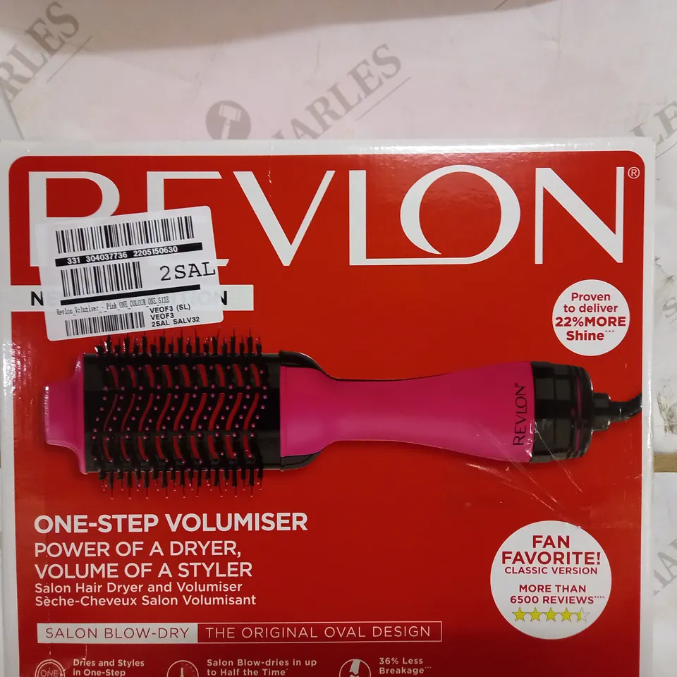 REVLON VOLUMISER - PINK RRP £49.99