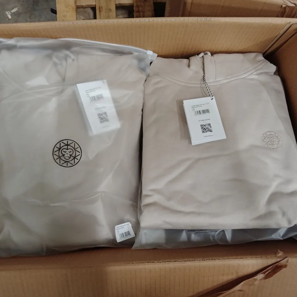 BRAND NEW BRASS MONKEY UNISEX HOODIES - APPROXIMATELY 10X // CLAY // BMAW24UNH02 // SIZE: XXL